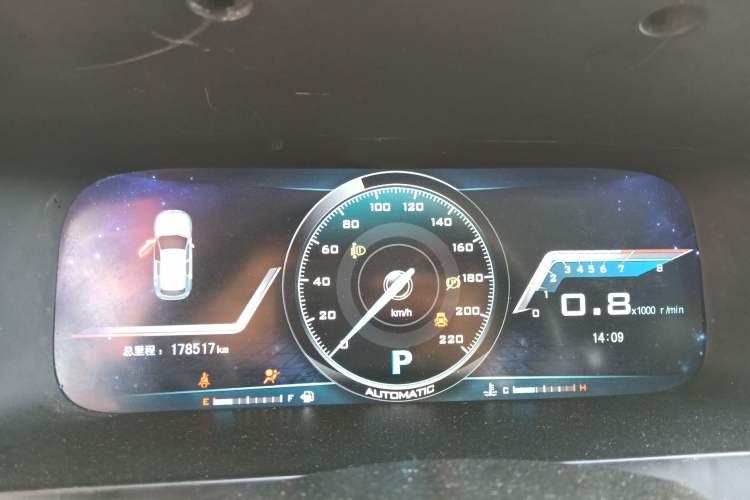 Used Zotye T600 2016 Sport Edition 2.0T DCT Prestige Model Instrument Cluster