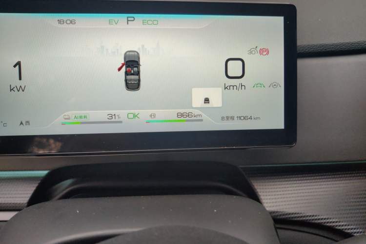 Used BYD Sealion 05 DM-i 2025 DM-i 115KM Prestige Model Odometer Close Up