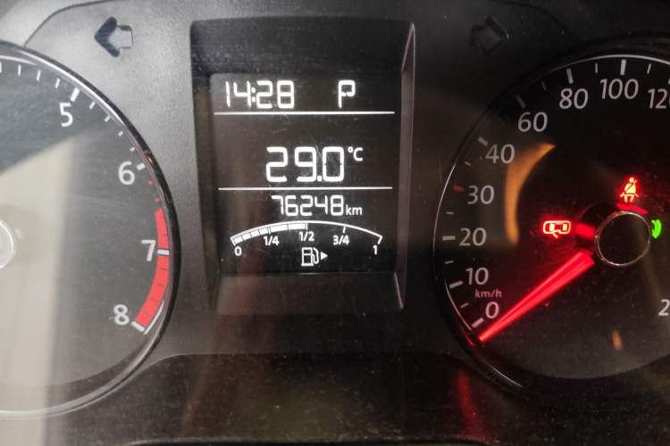 Used Volkswagen Polo 2016 1.4L Automatic Trendy Model Odometer Close Up