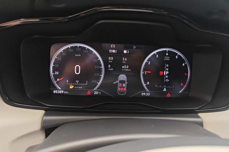 Used Lynk & Co 02 2018 1.5T DCT Two-Wheel Drive Zhaoban China V Standard Instrument Cluster