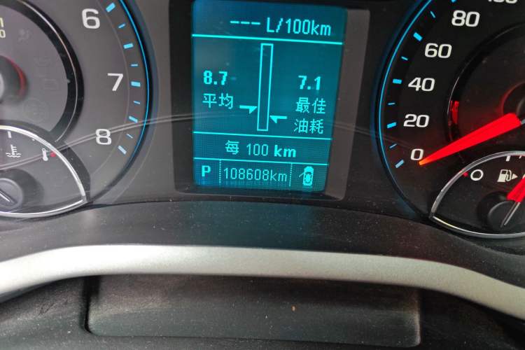 Used Chevrolet Malibu 2016 1.6T Automatic Comfort Edition Odometer Close Up