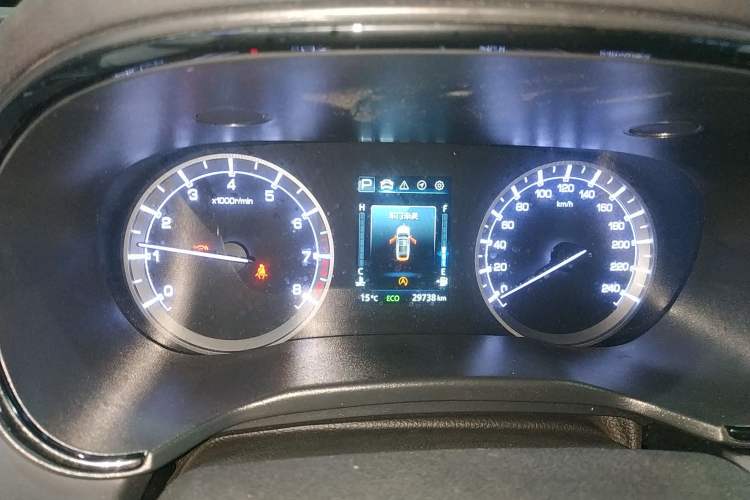 Used CHANGAN Ruicheng CC 2022 Blue Whale Edition 1.5T DCT Luxury Model Instrument Cluster