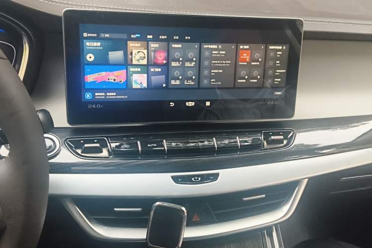 Used Geely Auto Jiajie 2021 1.8TD DCT Luxury Model Audio And AC Panel