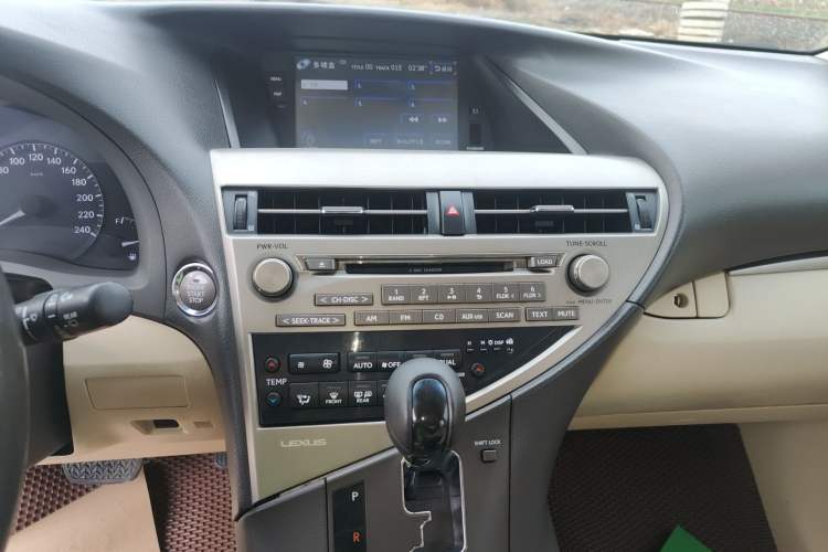 Used Lexus RX Classic 2013 270 Elite Edition Audio And AC Panel