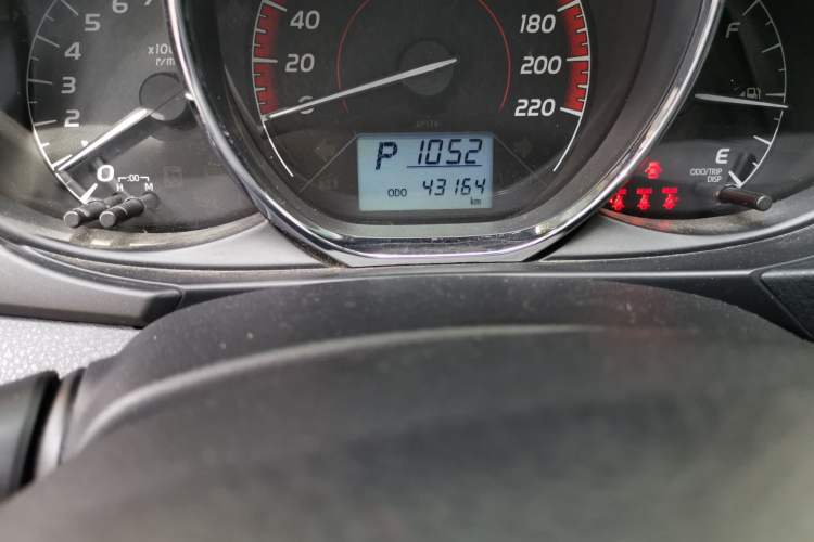 Used Toyota Vios 2021 1.5L CVT Innovation Edition Odometer Close Up