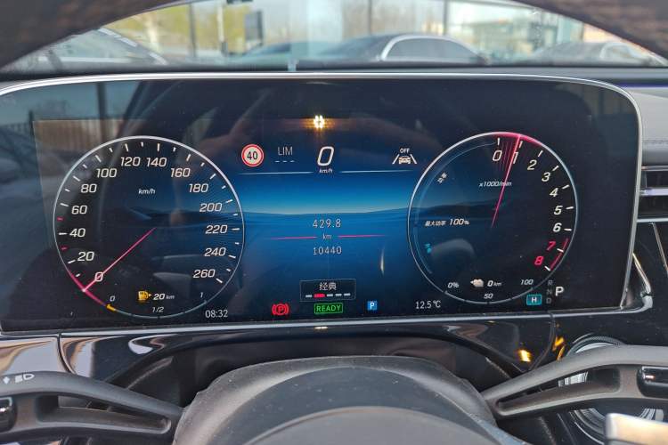 Used Mercedes-Benz E-Class New Energy 2024 E 350 e L Plug-in Hybrid Sedan Instrument Cluster
