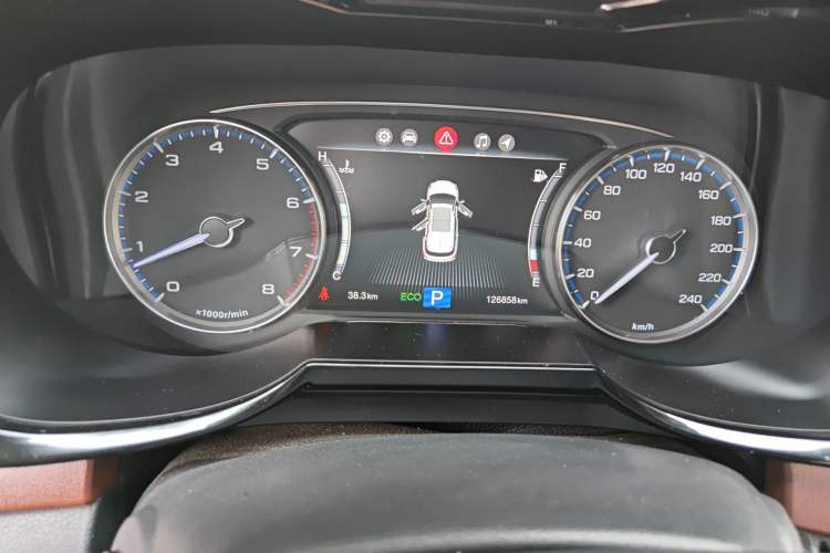 Used GAC Trumpchi GS8 2017 320T Two-Wheel Drive Luxury Smart Connectivity Version (7 Seats) Odometer Close Up