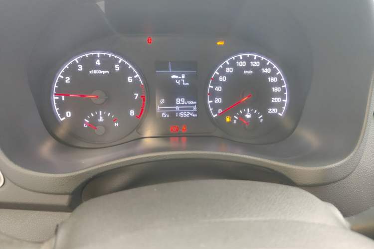 Used Hyundai Verna (new generation) 2016 1.4L Manual Cool Edition GLS Odometer Close Up