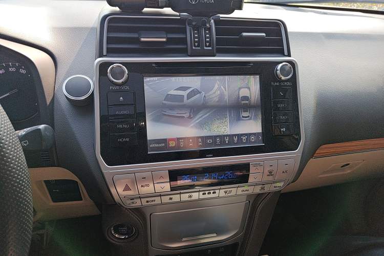 Used Toyota Prado 2018 3.5L Automatic TX-L with Rear-Mounted Spare Tire