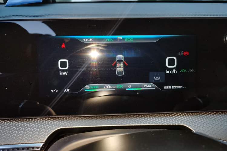 Used BYD Song Pro New Energy 2025 Second-Generation DM-i 115KM Overachiever Trim Instrument Cluster