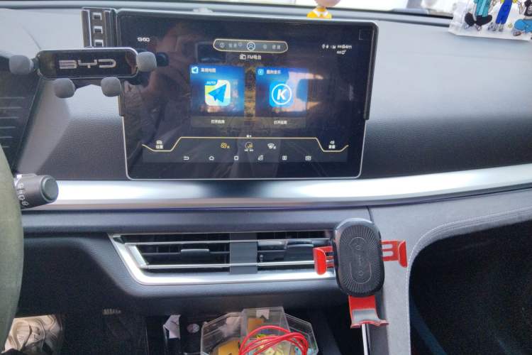 Used BYD Song Pro New Energy 2019 DM 1.5T Four-Wheel Drive Performance Edition Deluxe Model Audio And AC Panel