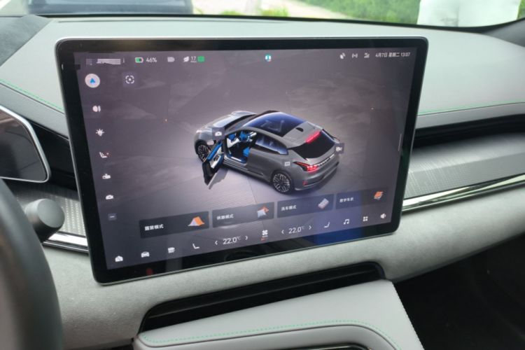 Used Zeekr 001 2023 WE Edition 86 kWh Audio And AC Panel