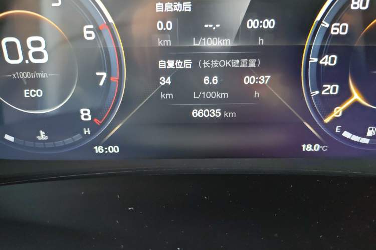 Used GAC Trumpchi M8 2023 Lingxiu Series 390T Prestige Edition Odometer Close Up