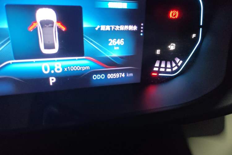 Used Dongfeng Aeolus Yixuan 2023 Mach Edition 1.5L Automatic Chasing Wind Version Odometer Close Up