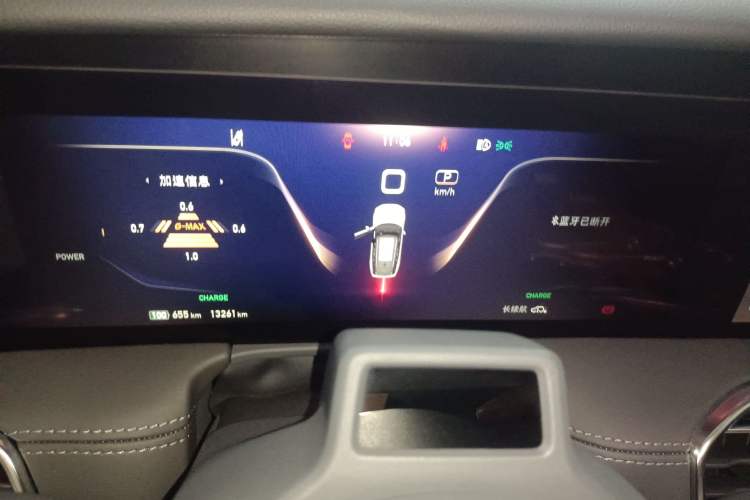 Used Hongqi E-HS9 2022 660 km Range Flagway Edition Six Seats Instrument Cluster