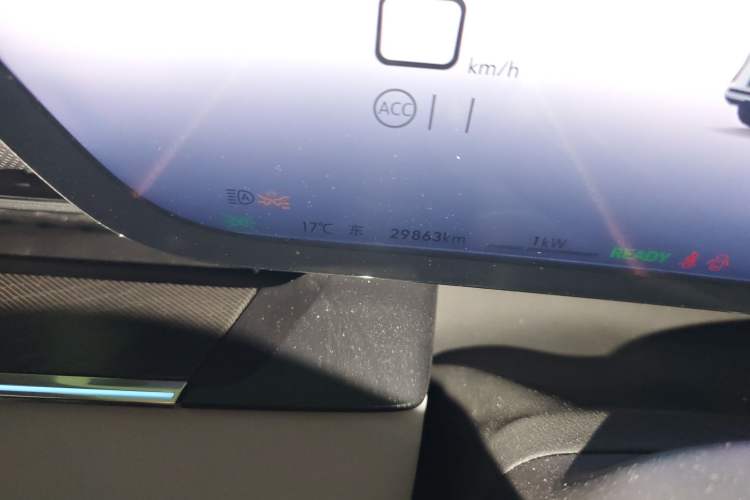 Used Buick E5 2023 Zhenxiang Standard Range Edition Odometer Close Up