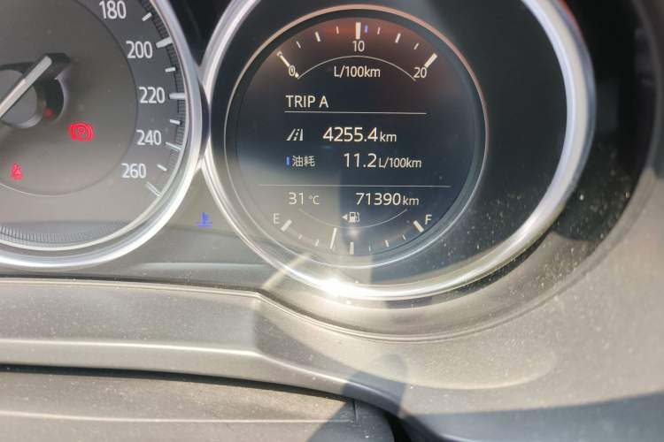 Used Mazda CX-8 2019 2.5L Two-Wheel Drive Prestige Version Odometer Close Up