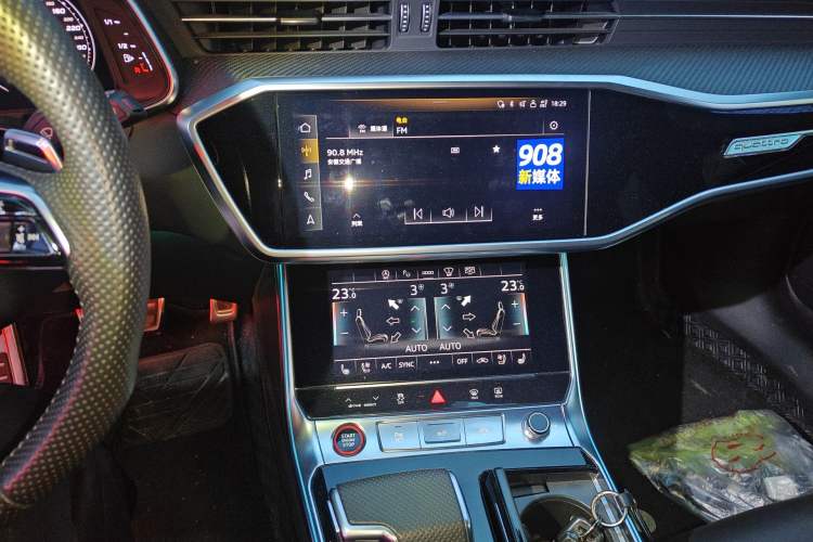 Used Audi RS 6 2021 RS 6 4.0T Avant Prestige Edition Audio And AC Panel