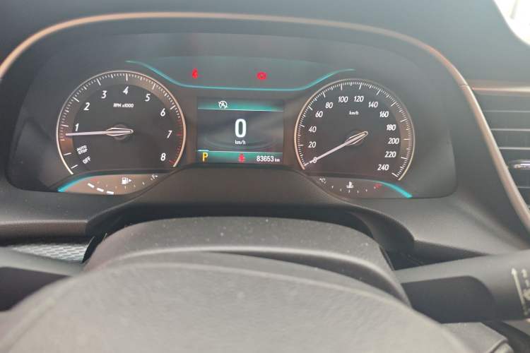 Used Buick GT 2021 Revised Version Flagship 1.5L Automatic Elite Edition Odometer Close Up