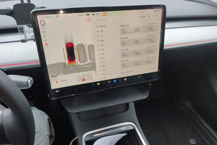 Used Tesla Model Y 2024 Rear-Wheel-Drive Version Audio And AC Panel