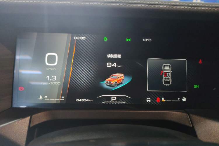 Used Tank 300 2021 Off-Road Edition 2.0T Conqueror Instrument Cluster