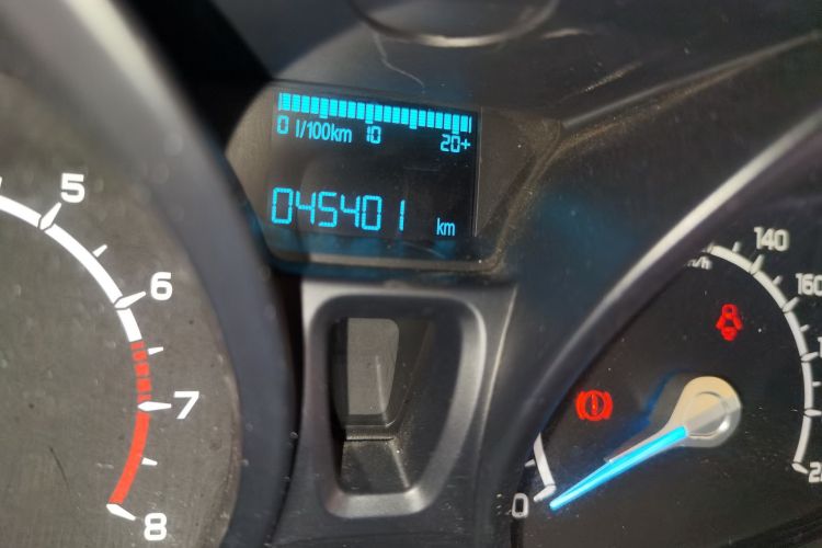 Used Ford EcoSport 2013 1.5L Manual Comfort Model Odometer Close Up