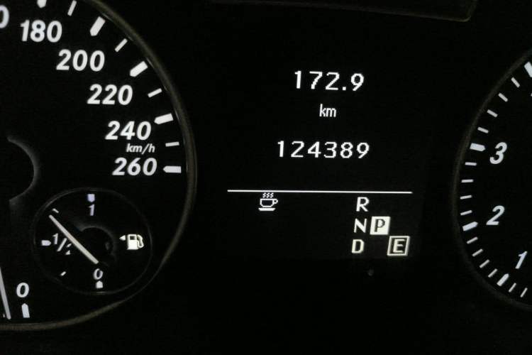 Used Mercedes-Benz A-Class 2013 A 180 Fashion Model Odometer Close Up