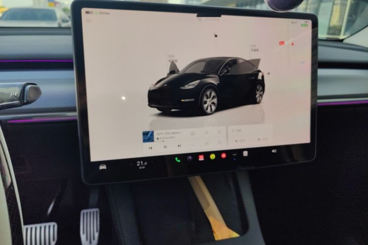 Used Tesla Model Y 2022 Revised Version Rear-Wheel Drive Audio And AC Panel