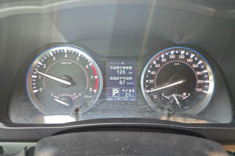 Used Toyota Highlander 2015 2.0T Two-Wheel Drive Elite Edition 7 Seats Instrument Cluster