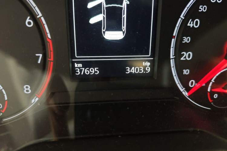 Used Volkswagen Polo 2021 Plus 1.5L Automatic Panoramic Enjoyment Edition Odometer Close Up