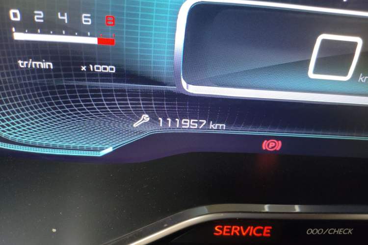 Used Citroen C5 AIRCROSS 2017 350THP Fashion Edition Odometer Close Up