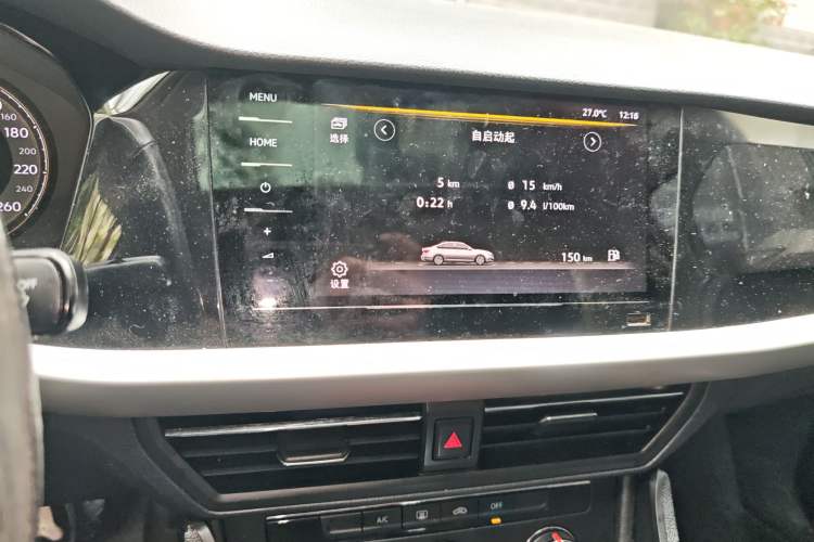 Used Volkswagen Lavida 2019 1.5L Automatic Comfort Edition China VI Standard Audio And AC Panel