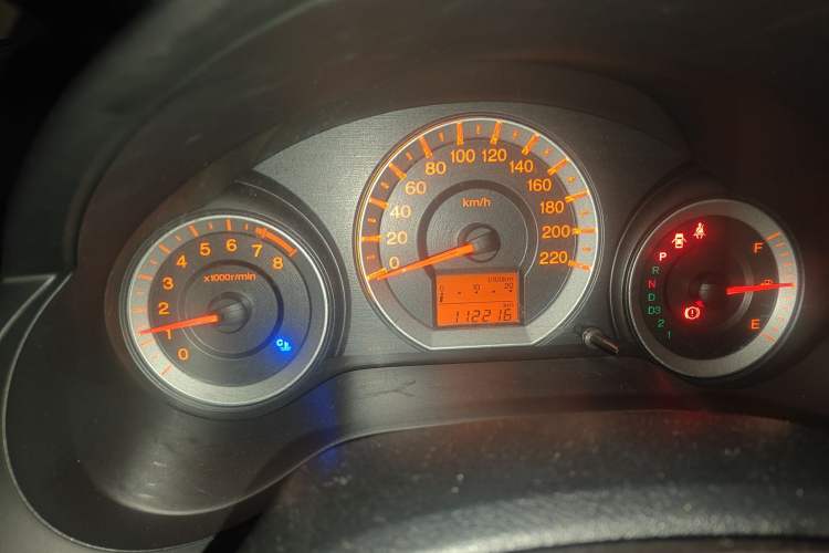 Used Honda City Classic 2008 1.5L Automatic Elite Edition Odometer Close Up