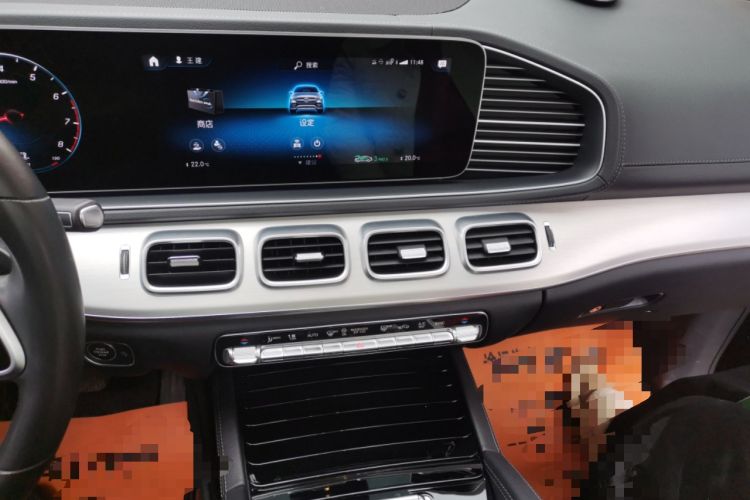 Used Mercedes-Benz GLE 2022 GLE 350 4MATIC Coupe SUV Luxury Model Audio And AC Panel