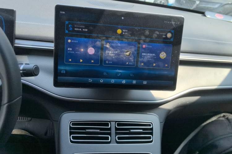 Used BYD Destroyer 05 2024 HONOR Edition DM-i 55KM Luxury Model Audio And AC Panel