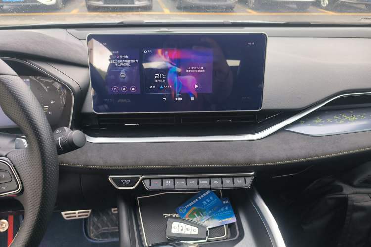 Used Geely Auto Preface 2021 2.0TD Space-Time Edition Hao Yue Audio And AC Panel