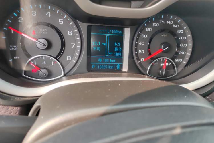 Used Chevrolet Malibu 2018 530T Automatic Luxury Edition Odometer Close Up