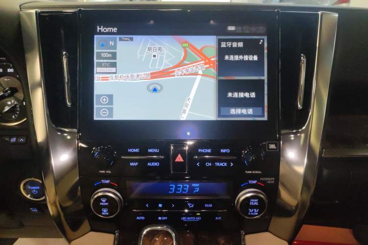 Used Toyota Alphard 2021 Dual-Engine 2.5L Luxury Edition Audio And AC Panel