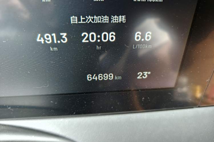 Used Li Auto ONE 2021 Extended-Range 6-Seater Version Odometer Close Up