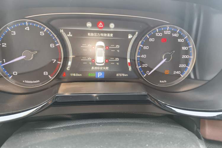 Used GAC Trumpchi GS8 2017 320T Two-Wheel Drive Luxury Smart Connectivity Version (7 Seats) Odometer Close Up