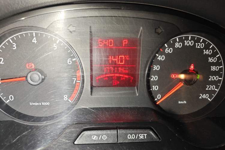 Used Volkswagen Santana 2013 1.6L Automatic Comfort Edition Odometer Close Up