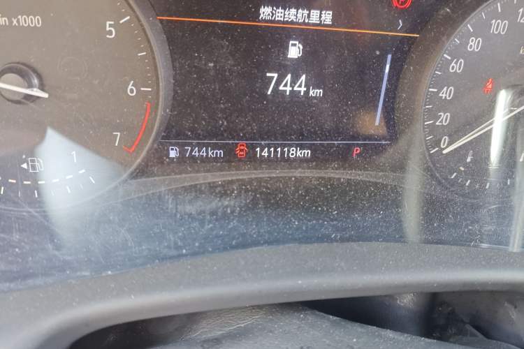 Used Buick Enclave 2020 28T Four-Wheel Drive Luxury Flagship Edition Odometer Close Up