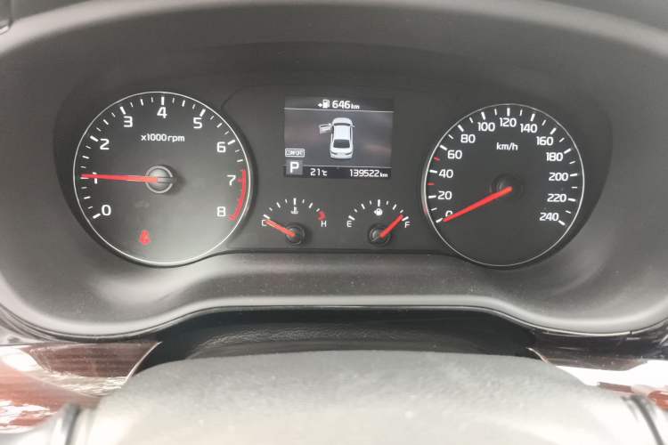 Used Kia K3 (Kai Shen) 2017 1.8L Automatic GLS Odometer Close Up