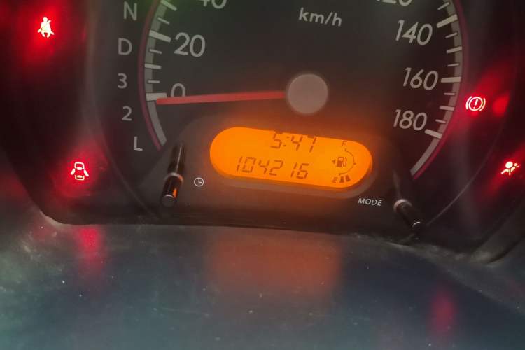 Used Suzuki Alto 2010 1.0L Automatic Cool Edition Odometer Close Up