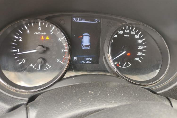 Used Nissan X-Trail 2019 2.0L CVT Smart Connect Comfort Edition 2WD Odometer Close Up