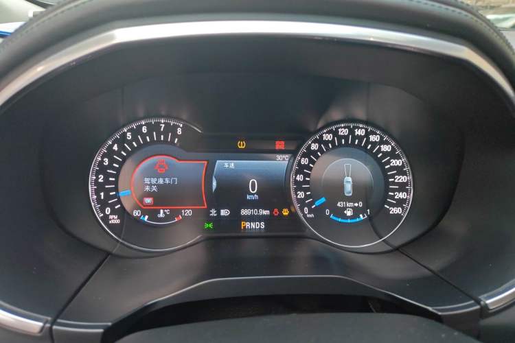 Used Ford Edge 2016 EcoBoost 330 V6 Four-Wheel-Drive Flagship Model with 7 Seats Instrument Cluster