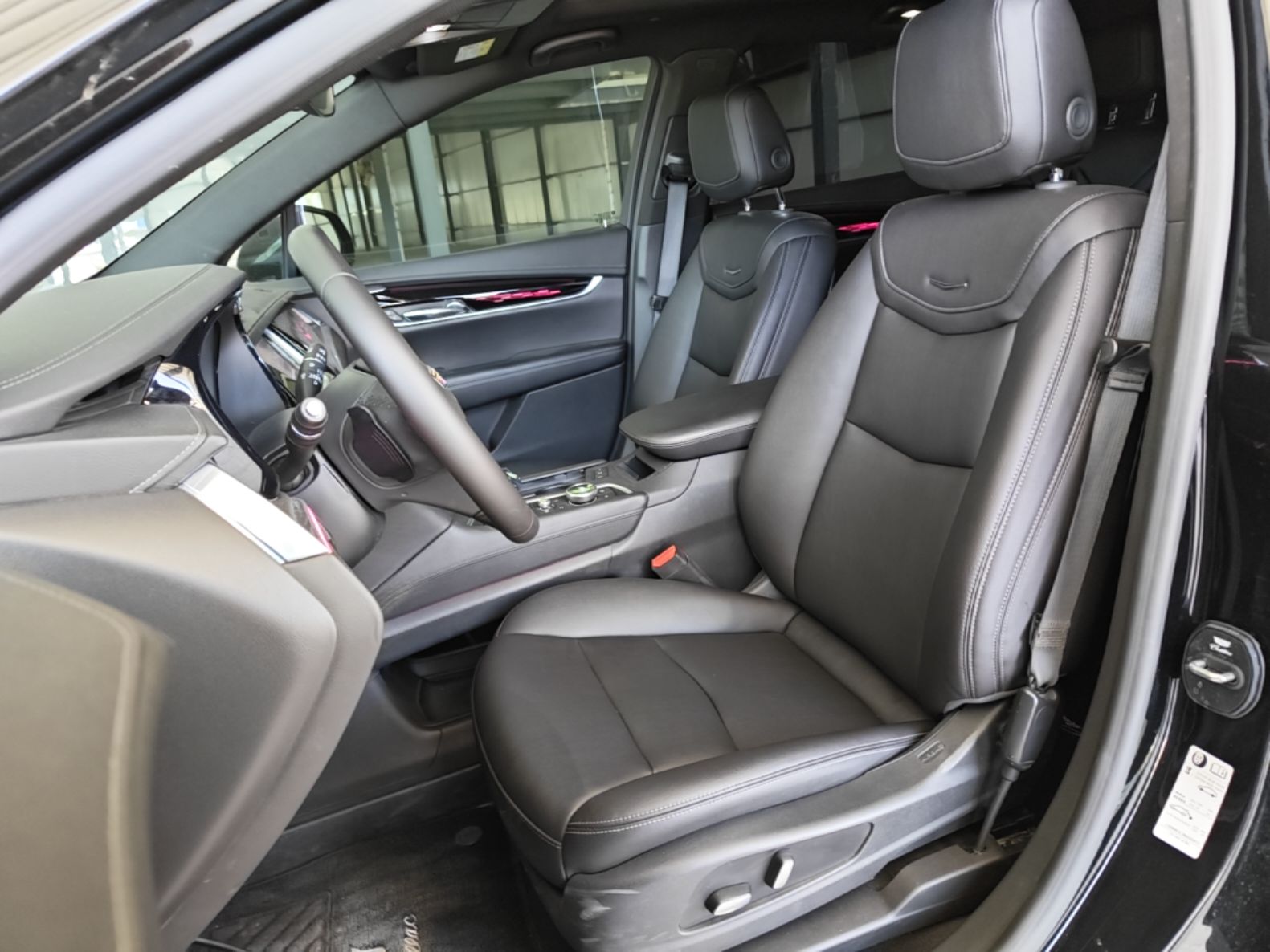 Vordere Reihe im Auto