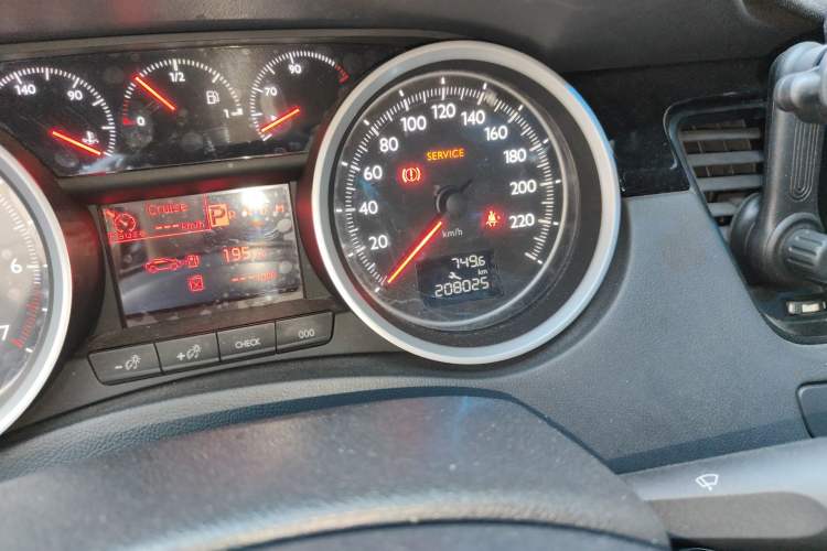 Used Peugeot 508 2013 2.0L 2nd Anniversary Edition Automatic Smart Enjoyment Version Odometer Close Up