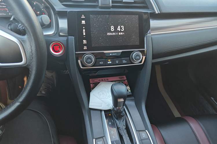 Used Honda Civic 2019 220TURBO CVT Dynamic Edition China VI Emission Standard Audio And AC Panel