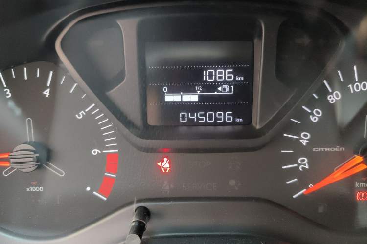 Used Citroen Elysee 2018 1.6L Manual Fashion Edition Odometer Close Up